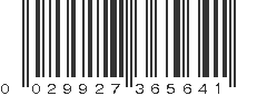 UPC 029927365641