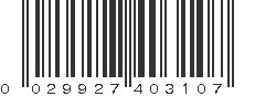 UPC 029927403107