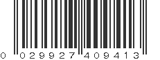 UPC 029927409413