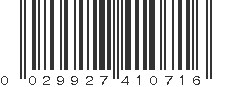 UPC 029927410716