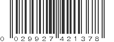 UPC 029927421378