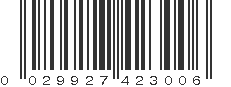 UPC 029927423006