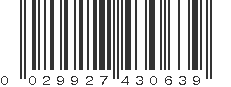 UPC 029927430639