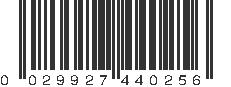 UPC 029927440256