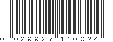 UPC 029927440324