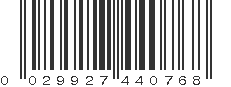 UPC 029927440768