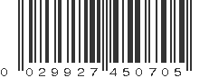 UPC 029927450705