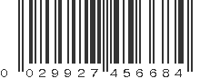 UPC 029927456684