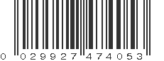 UPC 029927474053