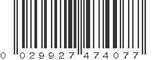 UPC 029927474077