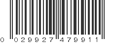 UPC 029927479911