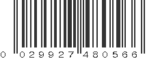 UPC 029927480566