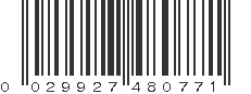 UPC 029927480771