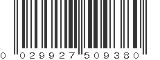 UPC 029927509380