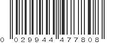 UPC 029944477808