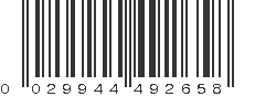 UPC 029944492658