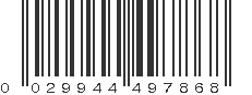 UPC 029944497868