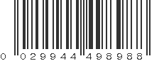 UPC 029944498988