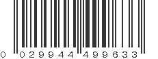 UPC 029944499633