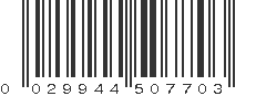 UPC 029944507703