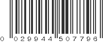 UPC 029944507796