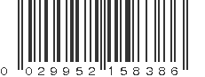 UPC 029952158386