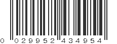 UPC 029952434954