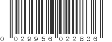 UPC 029956022836