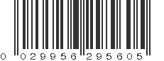 UPC 029956295605