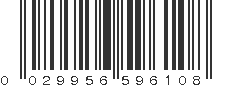 UPC 029956596108