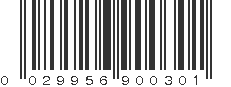 UPC 029956900301