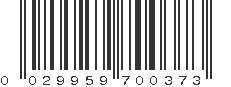 UPC 029959700373