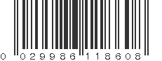 UPC 029986118608