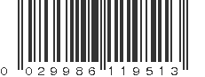UPC 029986119513