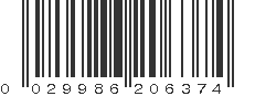 UPC 029986206374