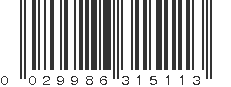 UPC 029986315113