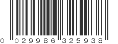 UPC 029986325938