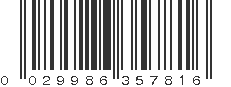 UPC 029986357816