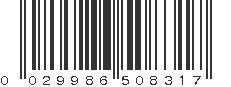 UPC 029986508317