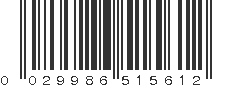 UPC 029986515612