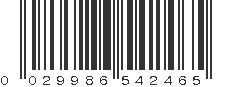 UPC 029986542465