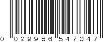 UPC 029986547347
