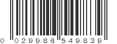 UPC 029986549839