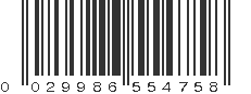 UPC 029986554758