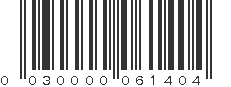 UPC 030000061404