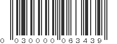 UPC 030000063439