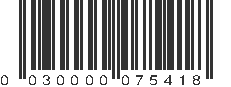 UPC 030000075418