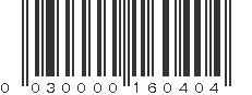 UPC 030000160404