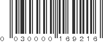 UPC 030000169216