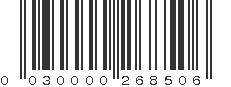 UPC 030000268506